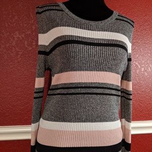 Divided by H&M long sleeve striped top. Lrg